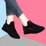 Active Lifestyle Sneaker-Shoes for Women-Hemnix-Röd svart-36-Hemnix