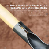 Carvallo Handhacka utan skaft | Högkvalitativ ogräshacka av kolstål | För rensning, jordlossa och grönsaksodling – Olika storlekar Carvallo