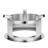 Carvallo rostfri campingkamin | Kompakt & vikbar | Vedkamin för utomhus & trekking | Storlek S & L valbar Carvallo