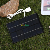 Carvallo-Ladepanel Sunvergo 5V | 5 W | USB-utgång | Kompakt & väderbeständig | För smartphone, powerbank & utomhuselektronik Carvallo