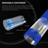 Royallure Electric Salt & Pepper Grinder Set – Justerbar Grovlek, LED-Decorator, Enhandanvändning Carvallo