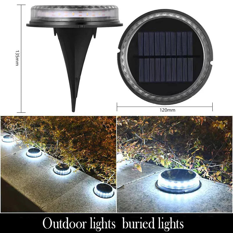 Carvallo GroundGlow Solarbelysning 4-pack | LED Trädgårdslampor | IP65 Vattentålig | För Vägar, Gräsmatta & Terrass Carvallo