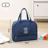 Carvallo Fällbar Resväska för Damer | Stor Helgväska i Oxford-tyg | Kabinväska för Resor, Vardag & Sport Carvallo