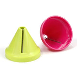 Carvallo Grönsaksskärare | Konisk Rotationshyvel | Rostfri Stålblad | Snabbt & Enkelt Skärande Carvallo