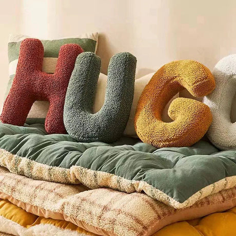 Alphabet Design Sofa Cushion MILA Sverige