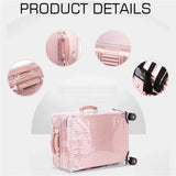 Carvallo Koffertäckning Transparent | Stöv- & vattenskydd | Återanvändbar | Passar för 18–30 tum hårdskalväskor Carvallo