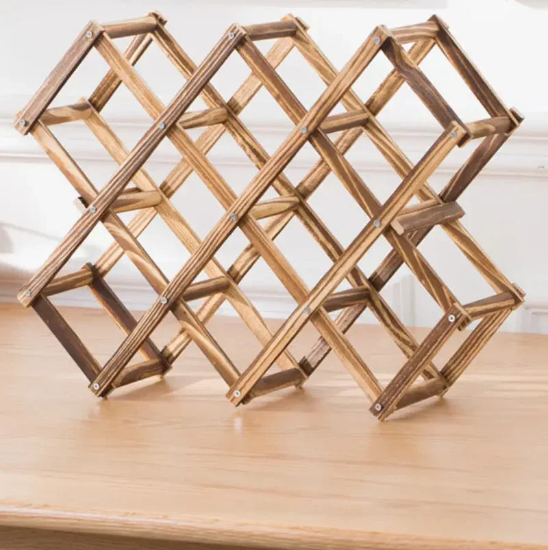 Carvallo - Ihopfällbar furu förvaringsställning Carvallo