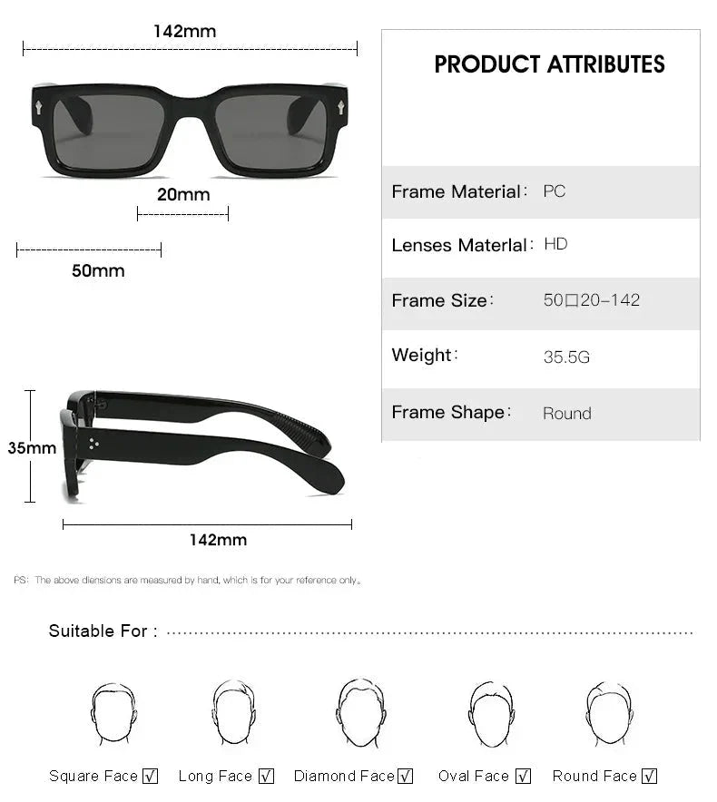 Luxora Alar Retro Solglasögon med Full Solskydd Carvallo