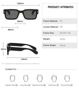 Luxora Alar Retro Solglasögon med Full Solskydd Carvallo