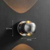 HaloBrass – Tunn väggmonterad LED-lampa i mässing Carvallo