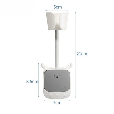 Carvallo Väggfäste för Hårtork | 180° Justerbar & Självhäftande | Universellt Fäste med Cartoon-design | 21 × 7 × 8,5 cm Carvallo