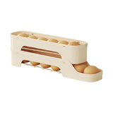 Carvallo RolloMaxx | 4-lagers äggorganisatör | Platsbesparande & Självrullande | Transparent design Carvallo