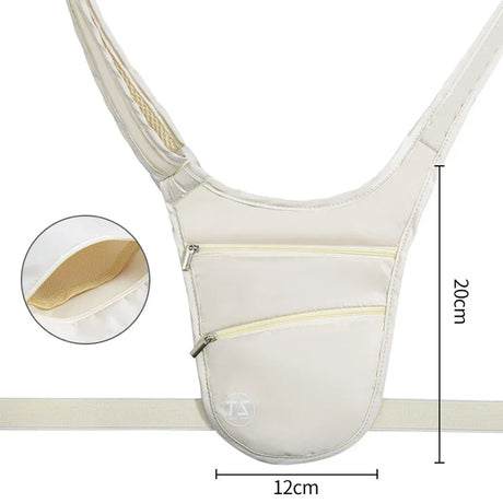 Carvallo SafeFit stöldsäker sport midjeväska | Vattentät & Lätt | Justerbart bälte Carvallo