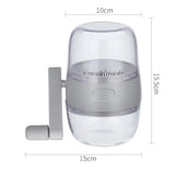 Carvallo Manuell nötterkvarn | Rostfria blad | För nötter & torkad frukt | Kökshackare manuell Carvallo