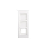 Carvallo Pro Värmehållare för Hårfön | Badrumsorganisation med Förvaringsfack | Platsbesparande Hårfönshållare & Stylingsstation Carvallo