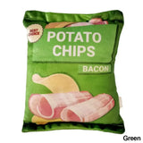 Carvallo | Roligt knastrande leksak för hundar | Potatischips-design | Plysch & Squeak-funktion | För små & medelstora hundar Carvallo