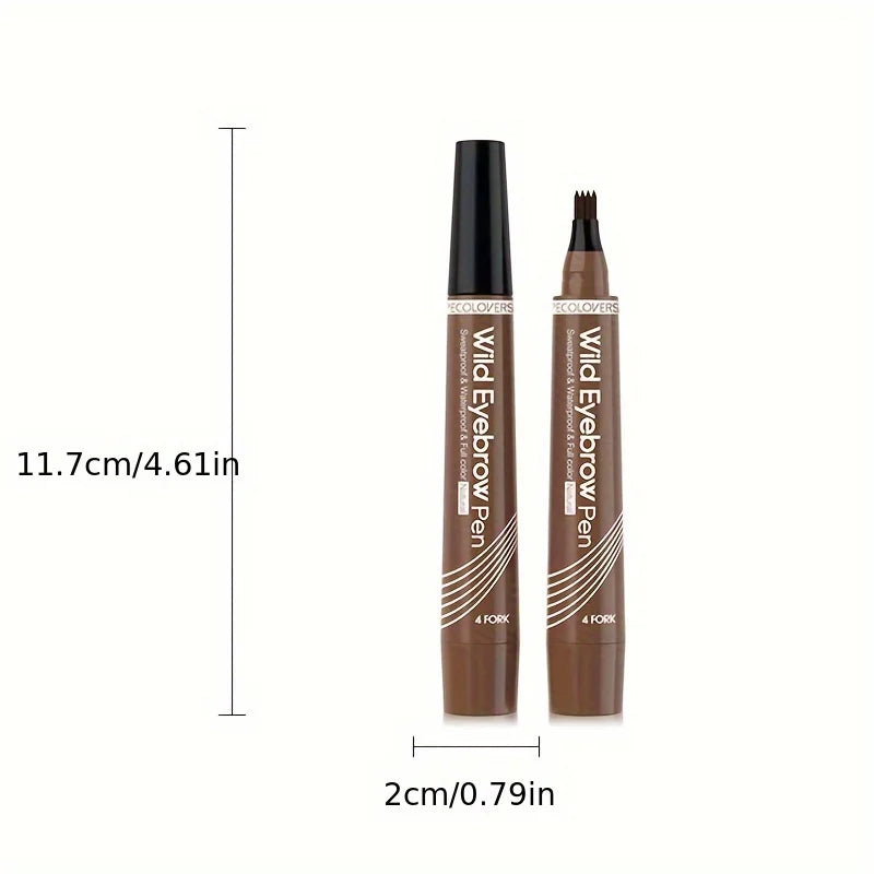 Carvallo Tattoo-Penn BrowArt 4Tip | Vattentät & Långvarig | 4-tands precisionstips | Finns i 6 färger Carvallo