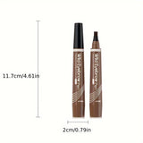 Carvallo Tattoo-Penn BrowArt 4Tip | Vattentät & Långvarig | 4-tands precisionstips | Finns i 6 färger Carvallo