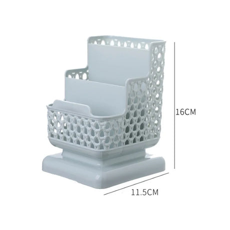 Carvallo MiniBox kosmetik- & skrivbord organiser box | plast | För smink, kontor & småsaker | 16x11,5 cm Carvallo