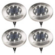 8 lysdioder utomhus Solar Disk Light Bellasverige