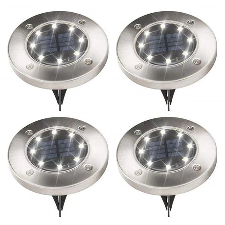8 lysdioder utomhus Solar Disk Light Bellasverige
