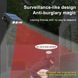 Carvallo MotionSolar | LED vägglampa med rörelsesensor | Solarbetriven & Vattentät | 4 LEDs Carvallo