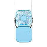 Carvallo-Ventilator AirFlip | 3-i-1 Hand-, Bord- & Halsventilator | USB-laddning | Tyst & Fällbar | 14,9×7×2 cm Carvallo