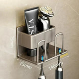 Carvallo - Multifunktionell väggmonterad tandborsthållare med förvaring Carvallo