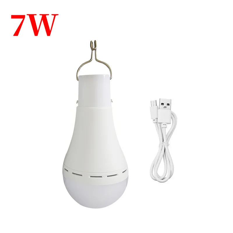 Carvallo LED Solarbordsbelysning | Vattentät & Uppladdningsbar | Med USB & Solenergi | För Tält, Trädgård & Nödsituationer Carvallo