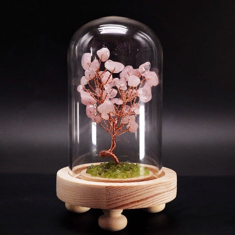 Feng Shui Kristall Träd-Home-Hemnix-Rosenkvarts-Hemnix