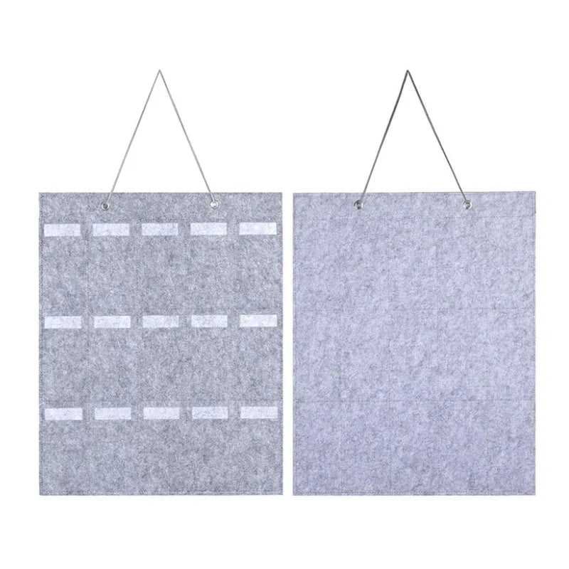 Carvallo Organizer | Väggmonterad glasögonhållare | Fällbar förvaringsväska för solglasögon | Platssparande & dammtålig | 42 × 38 cm Carvallo