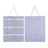 Carvallo Organizer | Väggmonterad glasögonhållare | Fällbar förvaringsväska för solglasögon | Platssparande & dammtålig | 42 × 38 cm Carvallo