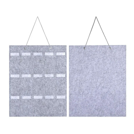 Carvallo Organizer | Väggmonterad glasögonhållare | Fällbar förvaringsväska för solglasögon | Platssparande & dammtålig | 42 × 38 cm Carvallo