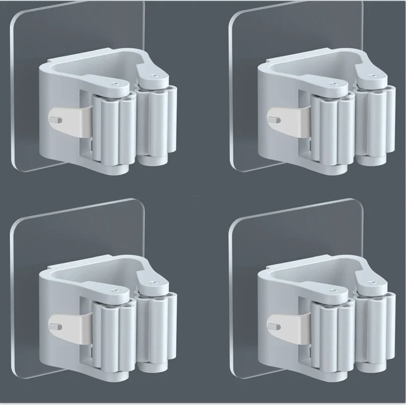 Carvallo FixoGrip | Självhäftande & Vattentät | Väggmontering utan borrning | 4-pack Carvallo