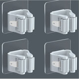 Carvallo FixoGrip | Självhäftande & Vattentät | Väggmontering utan borrning | 4-pack Carvallo