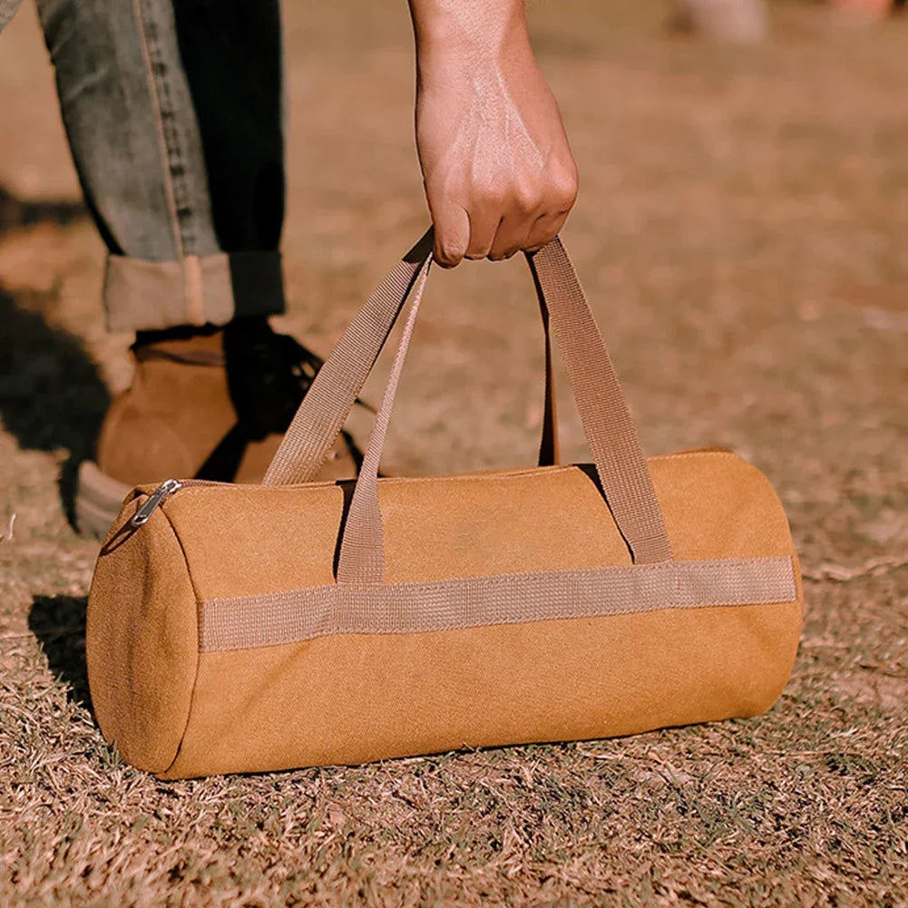 Carvallo Pro | Stort kapacitet | Robust tältspike-väska | Andningsbart canvas Carvallo