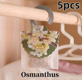 Carvallo Doftpåsar för garderob & rum | 5/10 stycken | Långvarig doft | Med hängare | Aromaterapi & luftrensare Carvallo