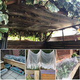 Carvallo grönsaks skyddsnät | Högdensitets insektsnät av polyeten | UV-beständig & luftgenomsläpplig | För odlingsbäddar & grönsaksodling Carvallo