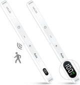 Carvallo LED ljusskena | Med rörelsesensor & batteriindikator | Uppladdningsbar | För skåp, kök & hall Carvallo