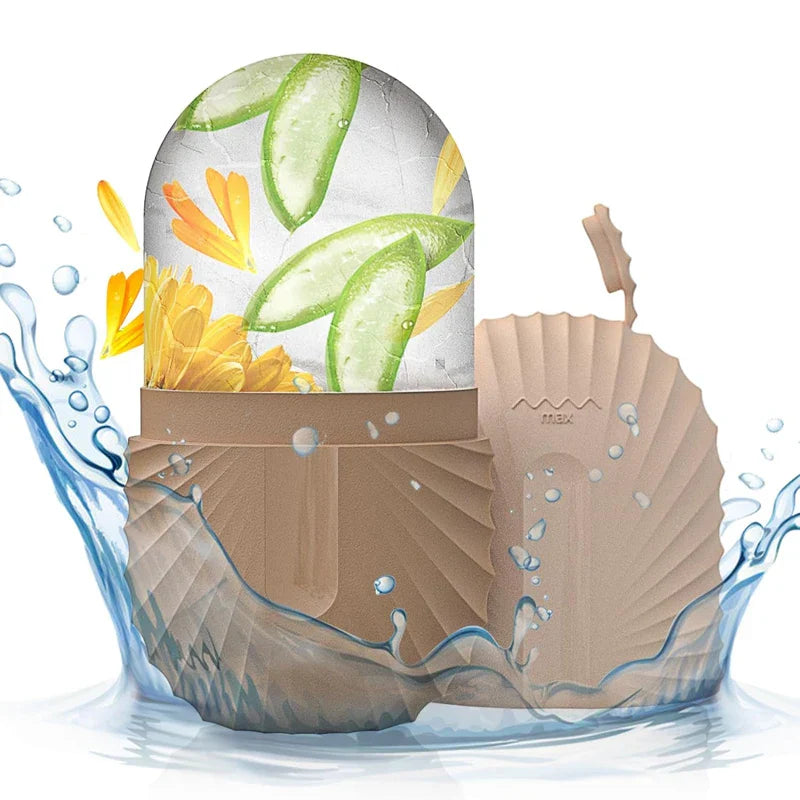 Carvallo-Eisroller FrostiGlow | Återanvändbar & BPA-fri | För strålande hud & mindre svullnad Carvallo