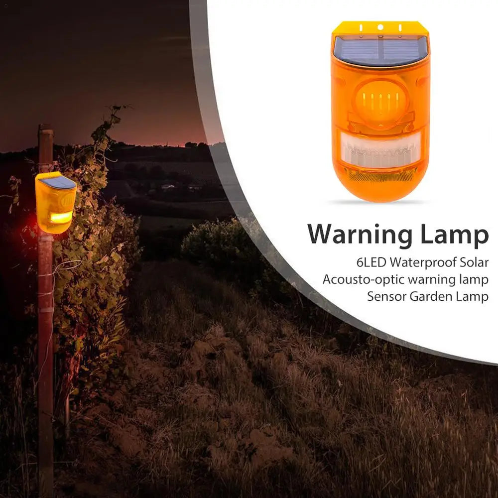 Solcellsdriven djuravskräckare med alarm – Effektivt skydd mot djur Carvallo