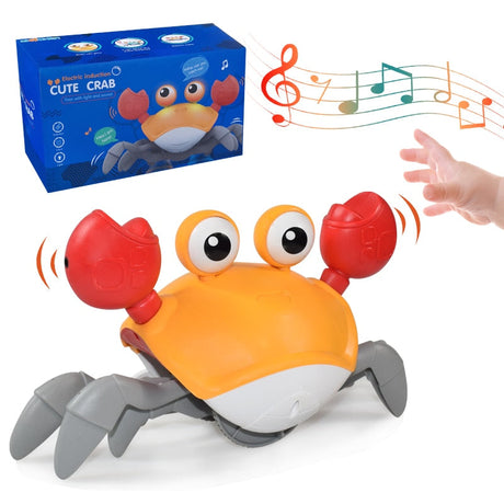 Musikalisk krypande krabba-Kids-Hemnix-Orange-Hemnix