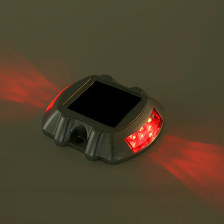 Carvallo Solar LED Vägbelysning i aluminiumtryck | IP68 Vattentät | 6 LEDs för uppfart, väg & trädgårdsstig Carvallo