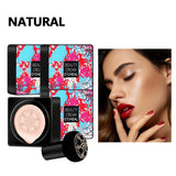 Carvallo Cream Cushion Set Luméa Glow | Med Mushroom-applikator | 4-delad i presentlåda | Foundation & Concealer i ett Carvallo