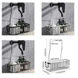 Carvallo AeroRack Hängande Duschhylla av Aluminium | Rostfri Duschhylla med Krok | Stor Kapacitet för Schampo & Badaccessoarer Carvallo