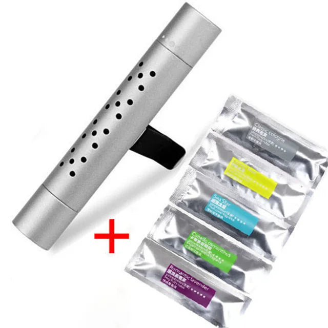 Carvallo Bil Doftklipp | Långvarig naturlig doft med eteriska oljor | Justerbart ventilationsklipp | Utan läckage | För bil och inomhusluft Carvallo