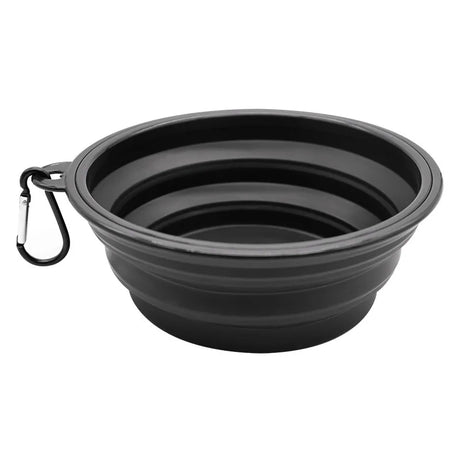 Carvallo FlexiBowl | 2-i-1 Fällbar Hundskål & Dispenser | Silikon | För Resa & Utomhus Carvallo