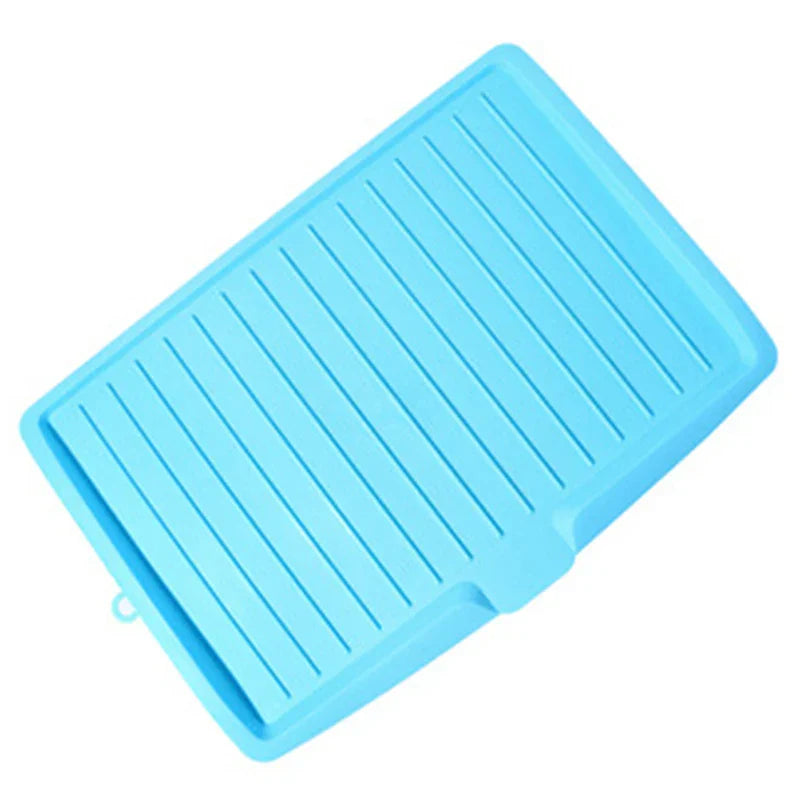 Carvallo Pro Flexibles Avtorkställ | Silikon-avtorkmatta för handfat | Värmetålig & Fällbar | 44,7 x 30,9 cm | Tallsortering för kök Carvallo