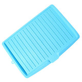 Carvallo Pro Flexibles Avtorkställ | Silikon-avtorkmatta för handfat | Värmetålig & Fällbar | 44,7 x 30,9 cm | Tallsortering för kök Carvallo