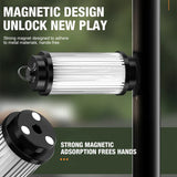 Carvallo Återuppladdningsbar LED-Campinglampa | 3000 mAh batteri | Kompakt tältlampa med 38 LED-lampor | USB-laddning | Mini ficklampa för utomhus & nödsituationer Carvallo